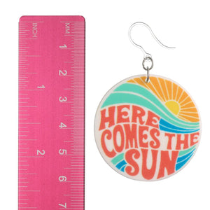 Here Comes the Sun Earrings (Dangles) - size
