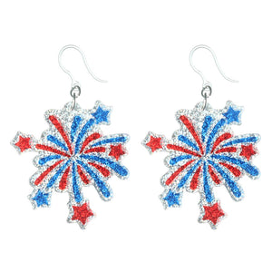 Exaggerated Fireworks Earrings (Dangles)