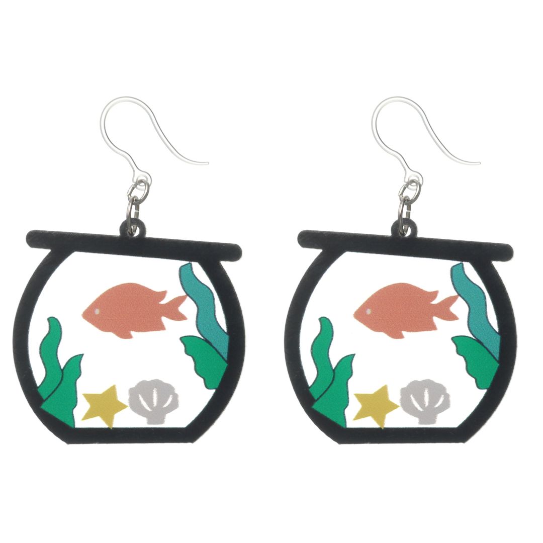 Exaggerated Fish Bowl Earrings (Dangles)