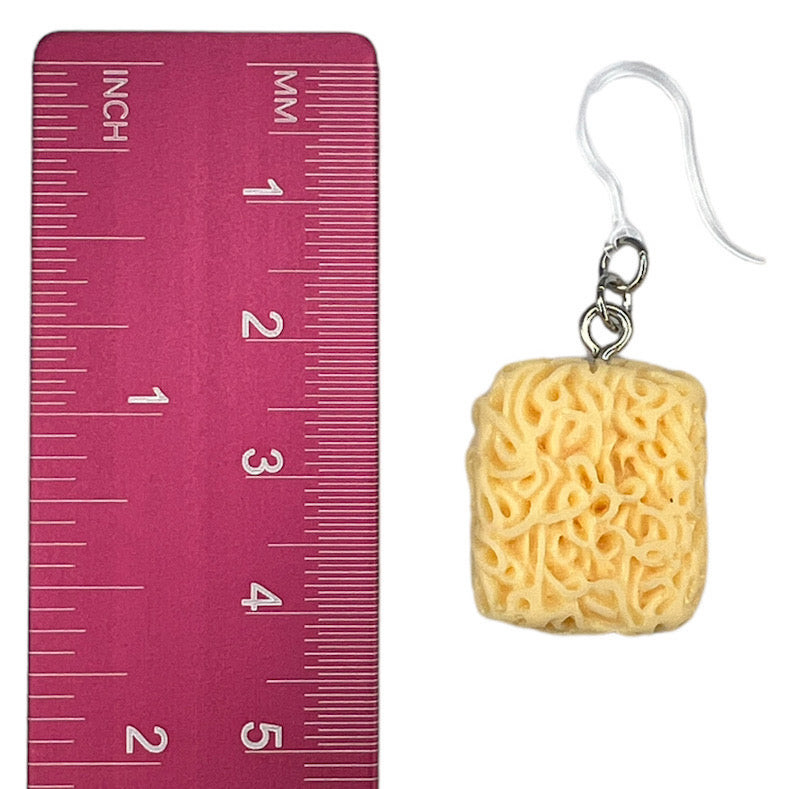 Ramen Noodle Earrings (Dangles) - size