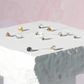 Petite Faux Diamond Studs Hypoallergenic Earrings for Sensitive Ears with Plastic Posts
