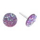 Large Faux Druzy Studs Hypoallergenic Earrings for Sensitive Ears Made with Plastic Posts