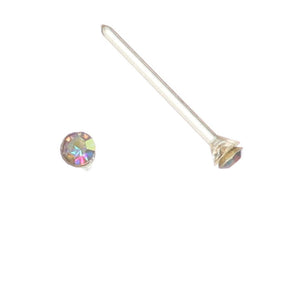 Tiny Rhinestones Studs Hypoallergenic Earrings for Sensitive Ears Made with Plastic Posts