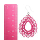 Lacey Floral Teardrop Dangles