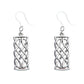 Intricate Metallic Drop Earrings Dangles