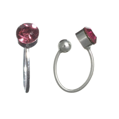 Rhinestone Clip-On Earrings