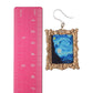 Exaggerated Van Gogh Framed Art Earrings (Dangles) - size