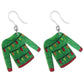 Exaggerated Ugly Christmas Sweater Earrings (Dangles) - dangle