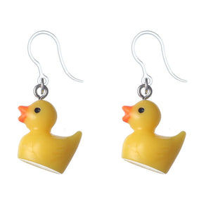 Rubber Duckie Dangles Hypoallergenic Earrings for Sensitive Ears Made with Plastic Posts