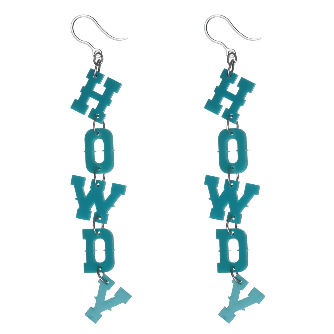 Exaggerated Howdy Earrings (Dangles)