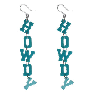 Exaggerated Howdy Earrings (Dangles)