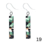 Celluloid Bar Dangles Hypoallergenic Earrings for Sensitive Ears Made with Plastic Posts