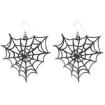 Exaggerated Spider Web Earrings (Dangles)