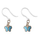 Pastel Butterfly Earrings (Dangles) - blue