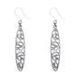 Intricate Metallic Drop Earrings Dangles