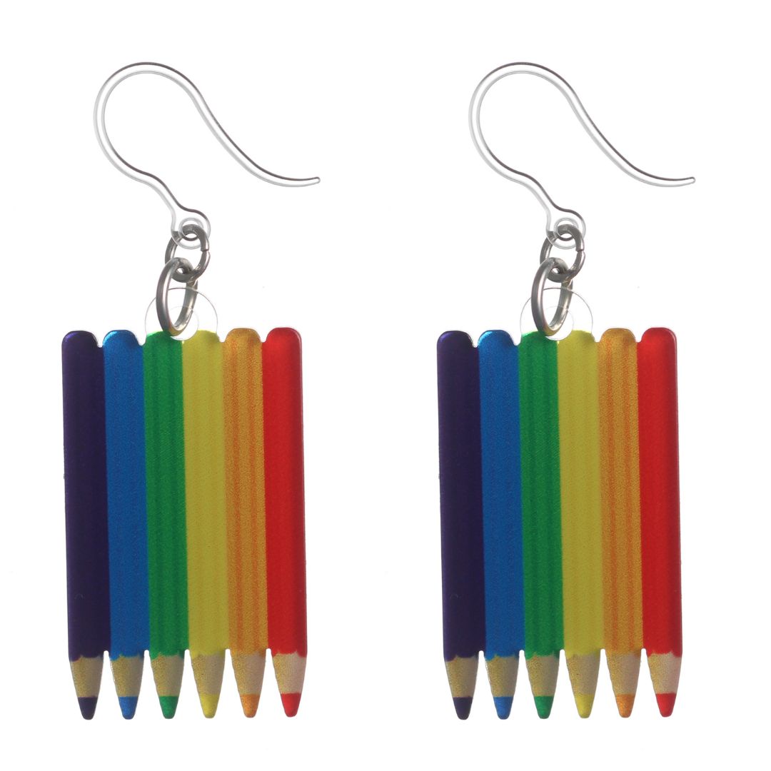 Colored Pencils Earrings (Dangles)