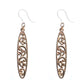 Intricate Metallic Drop Earrings Dangles