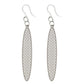 Filigree Stitch Earrings (Dangles) - gray