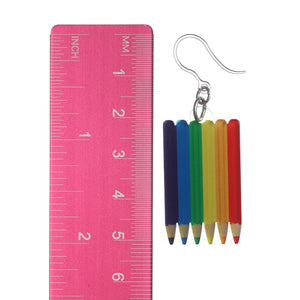 Colored Pencils Earrings (Dangles) - size