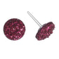 Medium Faux Druzy Studs Hypoallergenic Earrings for Sensitive Ears Made with Plastic Posts
