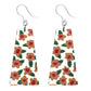 Vintage Poppy Earrings (Dangles) - orange