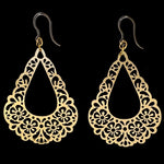 Cascading Bouquet Earrings (Dangles) - gold