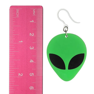 Exaggerated Alien Dangles Hypoallergenic Earrings for Sensitive Ears Made with Plastic Posts