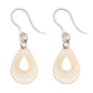 Tiny Teardrop Earrings (Dangles) - rose gold