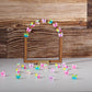 Glassy Butterfly Studs Hypoallergenic Earrings for Sensitive Ears with Plastic Posts