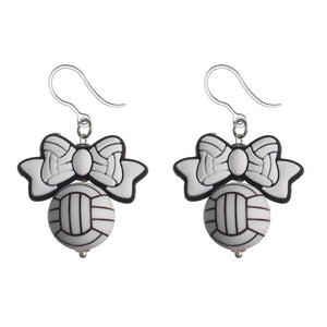 Bow Volleyball Drop Earrings (Dangles)