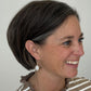 Petite Faux Druzy Drop Dangles Hypoallergenic Earrings for Sensitive Ears with Plastic Posts