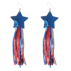 Exaggerated Shooting Star Earrings (Dangles)