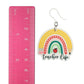 Teacher Life Rainbow Earrings (Dangles) - size