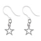 Petite Star Earrings (Dangles) - silver