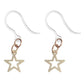 Petite Star Earrings (Dangles) - gold