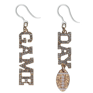 Game Day Dangles Hypoallergenic Earrings for Sensitive Ears Made with Plastic Posts