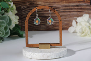 Dainty Flower Drop Dangles Hypoallergenic Earrings for Sensitive Ears with Plastic Posts
