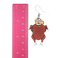 Exaggerated Pumpkin Pie Turkey Earrings Dangles