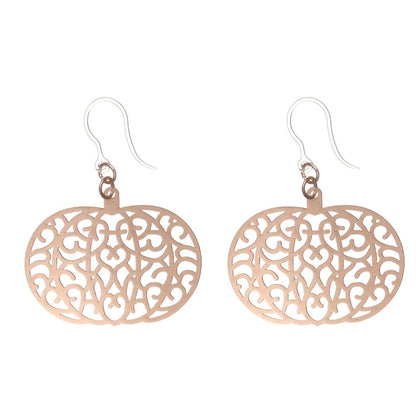 Veiny Pumpkin Dangles