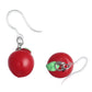 Perfect Apple Dangles Hypoallergenic Earrings for Sensitive Ears Made with Plastic Posts