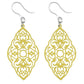 Intricate Diamond Earrings (Dangles) - yellow