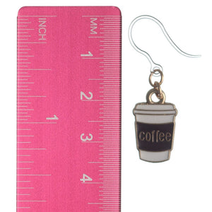 Coffee Earrings (Dangles) - size