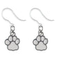 Paw Print Dangles Hypoallergenic Earrings for Sensitive Ears Made with Plastic Posts