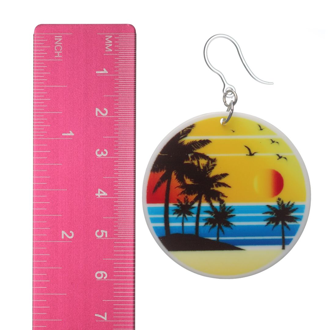 Beach Earrings (Dangles) - size