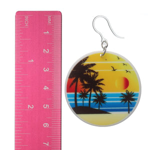 Beach Earrings (Dangles) - size