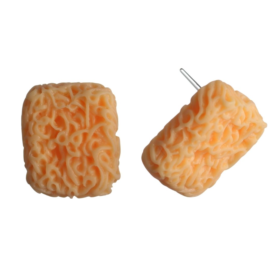 Exaggerated Ramen Earrings (Studs)