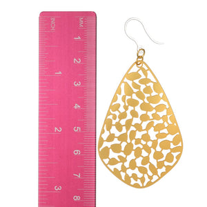 Vine Teardrop Dangles Hypoallergenic Earrings for Sensitive Ears Made with Plastic Posts