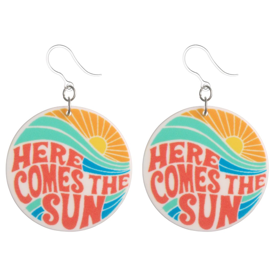 Here Comes the Sun Earrings (Dangles)