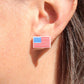 American Flag Studs Hypoallergenic Earrings for Sensitive Ears Made with Plastic Posts