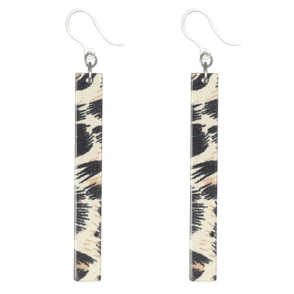 Animal Print Celluloid Dangles